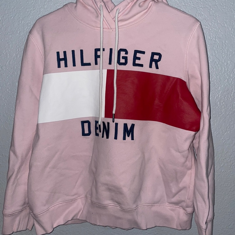 Light pink Tommy Hilfiger hoodie